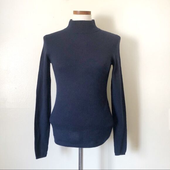 Shopbop Mock neck 100% Cashmere sweater NWT - Picture 3 of 7